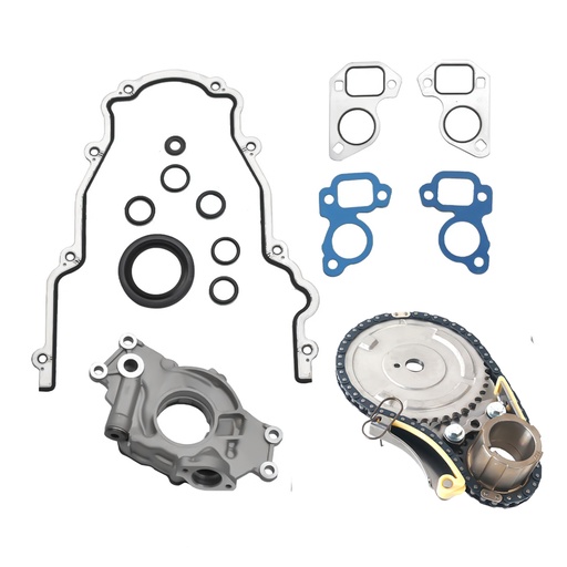 [YC20906-FP20892] Timing Chain Kit With Oil Pump For 2007-2013 Chevy GMC Buick Cadillac 4.8L 5.3L