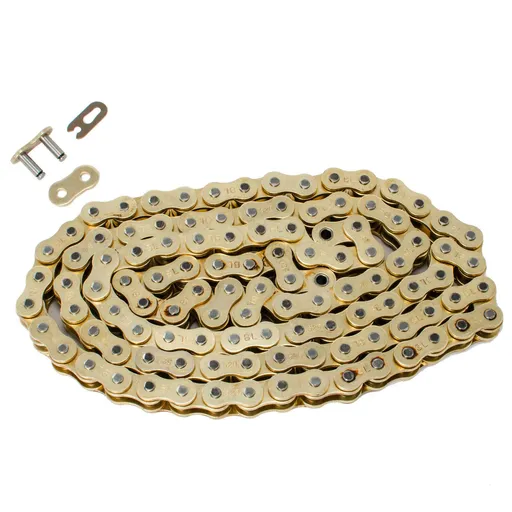 [CH-N420-100-GD] 420 Gold Chain For Chinese 110cc 125cc ATV Tao Tao