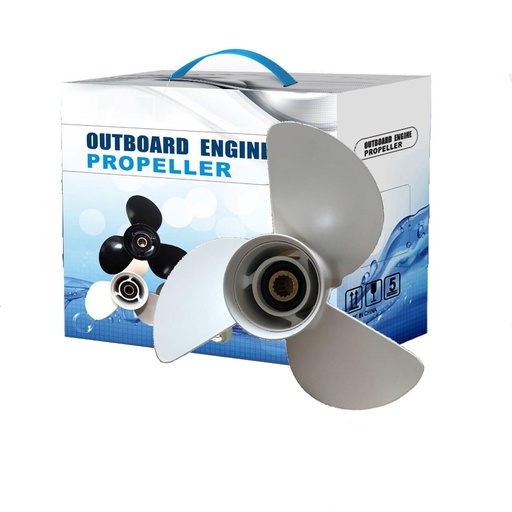 [559-OB012] 13.25 x 17 Aluminum Outboard Propeller Fit Yamaha Outboard 50-130HP 3 Blade Replace 6E5-45945-01-00