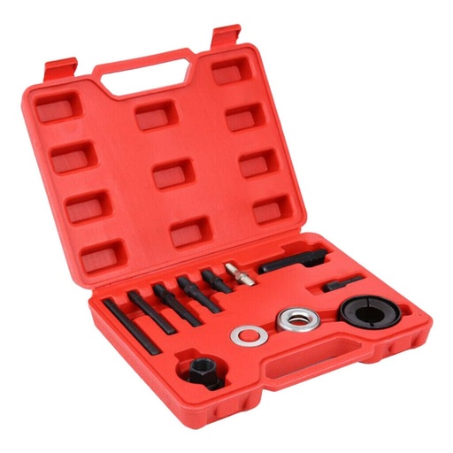 [TZ09421] Power Steering Pump Pulley Puller Tool Removal Installer AC Kit 13pcs
