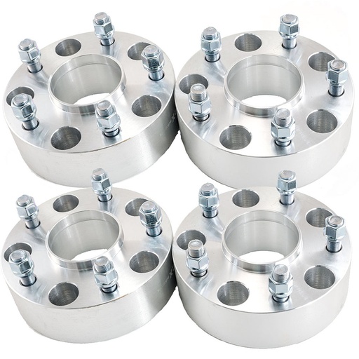 [227-WP044B*4] 2 inch 5x139.7 Wheel Spacers Hubcentric 5x5.5 77.8 Hub Bore 9/16" Studs For 2002-2010 Dodge Ram 1500 4pcs