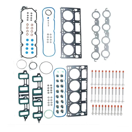 [GT21536] Head Gasket Set With Bolts For 2007-2011 GMC Chevy 6.0 Cadillac 6.2 OHV 12 Valve VIN K G 2