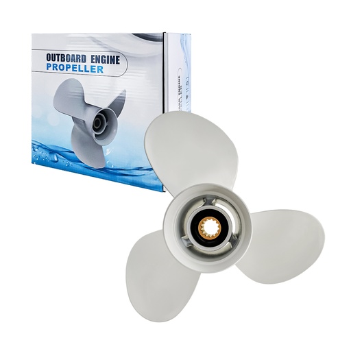 [BP21873] 11 1/8 x 13 Aluminum Propeller Fit Yamaha Outboard Engines 30-60HP Replace 69W-45945-00-EL